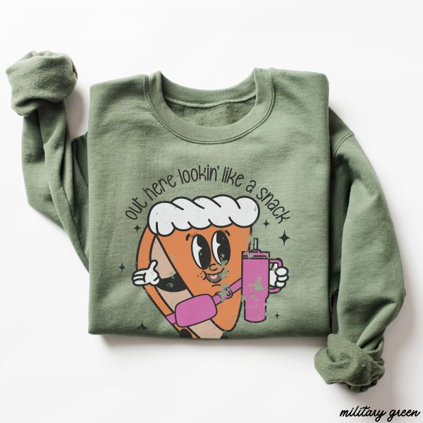 *Looking Like A Snack Sweatshirt *5 Colors (S-3X) For Cheap - Image 2