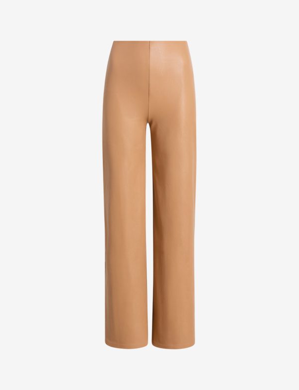 Faux Leather Wide Leg Pant Online Hot Sale