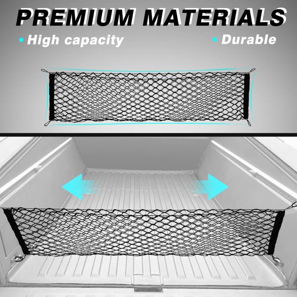 Cybertruck Rear Cargo Bed Storage Net with Pocket - Vertical Type Online Sale - Image 5