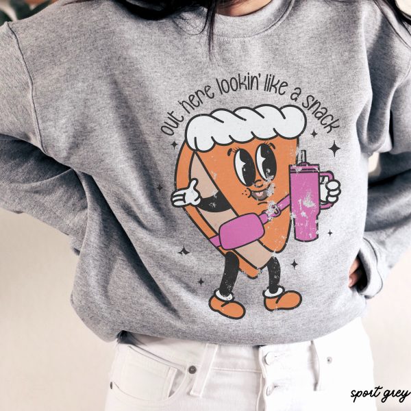 *Looking Like A Snack Sweatshirt *5 Colors (S-3X) For Cheap - Image 5