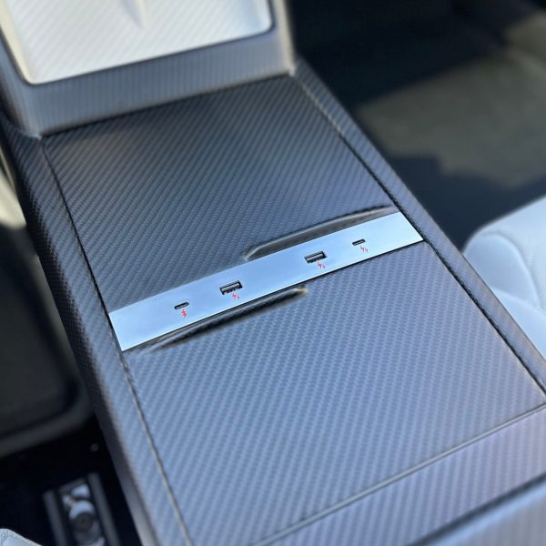 2024+ | Model 3 Highland Refreshed Center Console USB A+C 4 Port Hub Adapter 65W Fast Charger Online Hot Sale