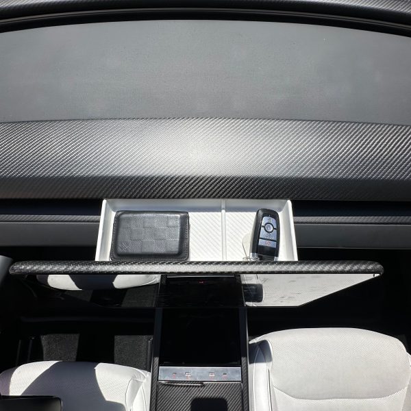 2024+ | Model 3 Dashboard Display Storage Plate - White Online Sale - Image 4