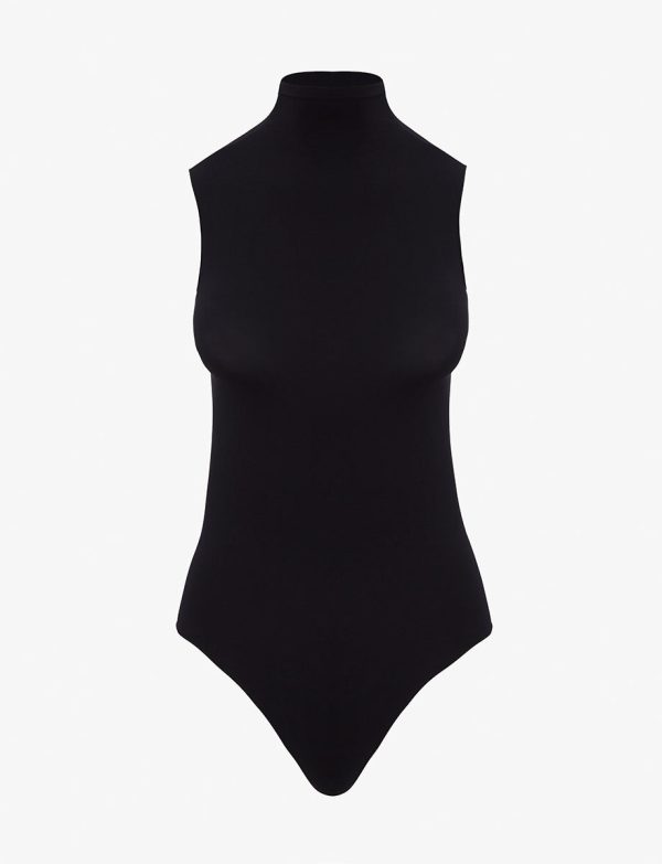 Ballet Mockneck Sleeveless Bodysuit Online Hot Sale
