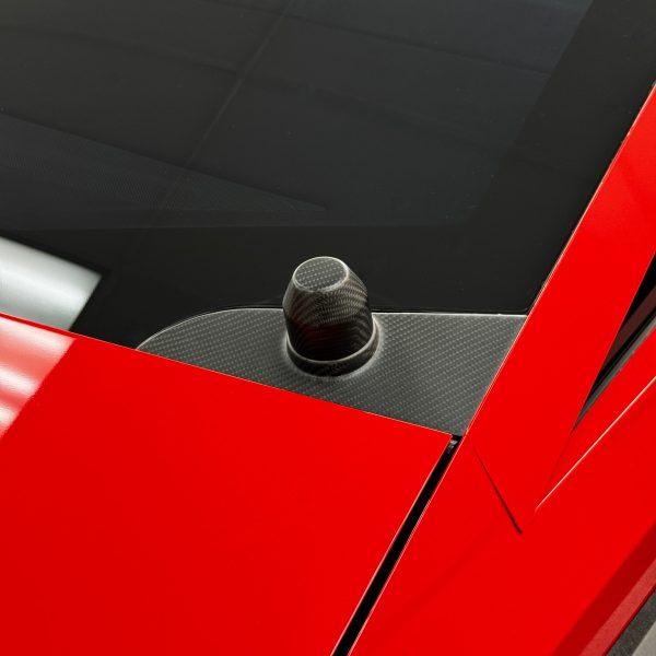 Cybertruck Windshield Wiper Motor Cover & Cap Overlay- Real Molded Carbon Fiber Online now - Image 5