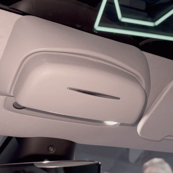 2024+ | Model 3 Highland Refreshed Sunglasses Holding Mount - Plastic with Alcantara Inside Sale