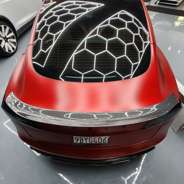 2017-2023 | Model 3 Europa Rear Spoiler - Real Molded Carbon Fiber For Cheap - Image 5