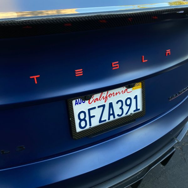 Model S3XY T-E-S-L-A Tailgate Emblems Version 2.0 - ABS Plastic Online now - Image 3