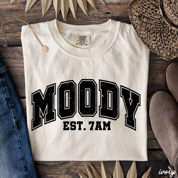 Moody 7am Tee *9 Colors (S-3X) Online now - Image 2