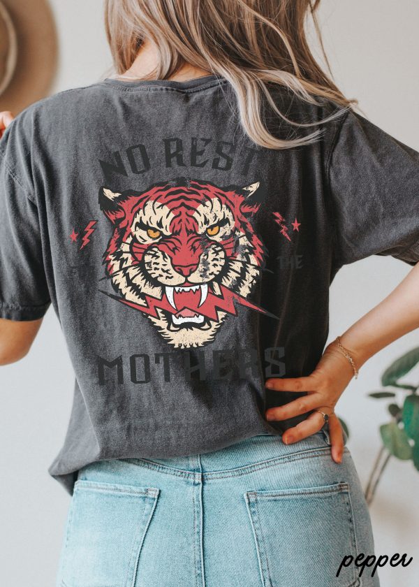 *No Rest for the Mothers BACK PRINT Tee *11 Colors (S-3X) Supply - Image 5