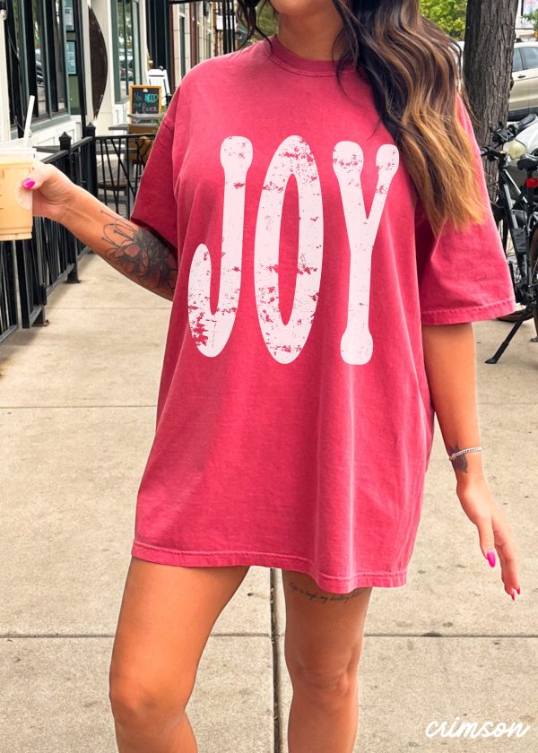 Pre-Order: Tall Joy Tee *6 Colors (S-3X) For Sale - Image 2