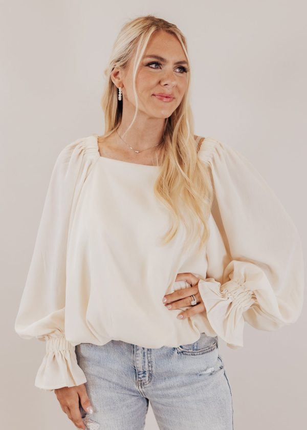 Mary Long Sleeve Blouse *CREAM on Sale