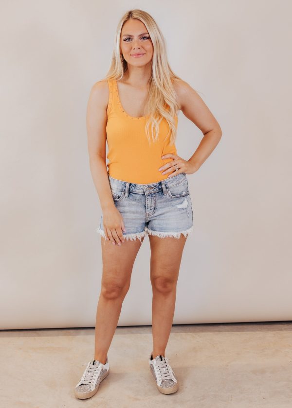 Pol Stud Fitted Tank *MANGO For Cheap - Image 2