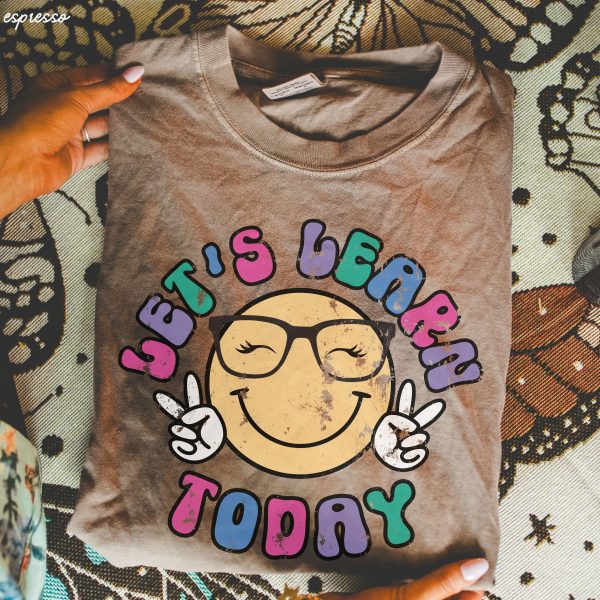 *Lets Learn Today Tee *12 Colors (S-3X) Supply - Image 3