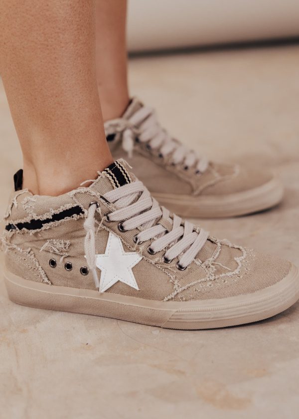 Shu Shop PAULINA (6-10) *TAUPE CANVAS Discount
