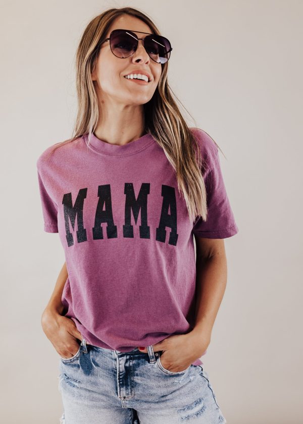 MAMA Tee *Berry (S-3X) Online - Image 4