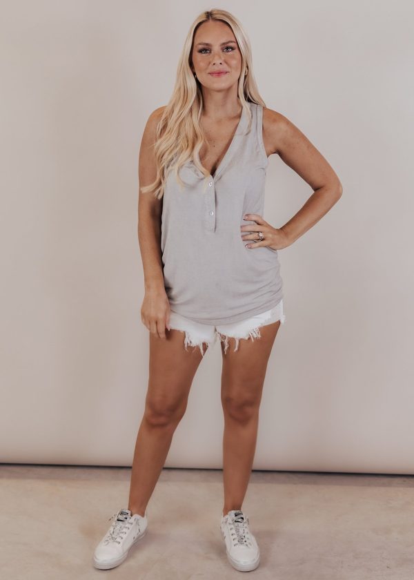 Benny Sleeveless Top *MINERAL GREY Online Hot Sale - Image 4