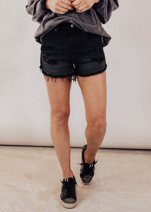 Eunina Saxton Shorts (XS-3X) *BLACK WASH Online Hot Sale - Image 4