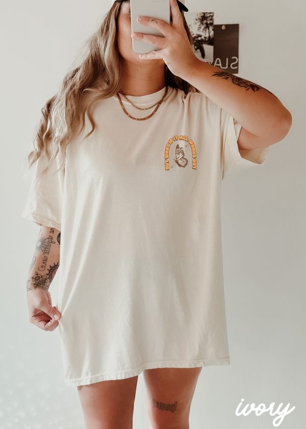*BACK PRINT What If It All Works Out Tee *9 Colors (S-3X) Hot on Sale - Image 4