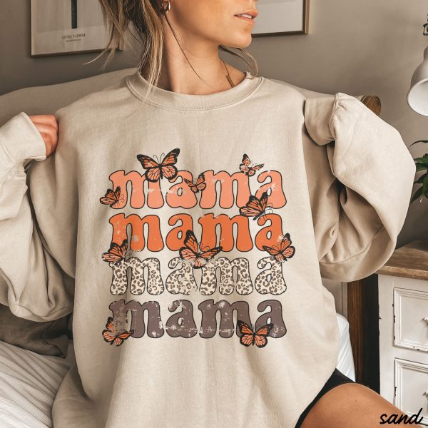 *Mama Mama Butterfly Sweatshirt *5 Colors (S-3X) For Discount