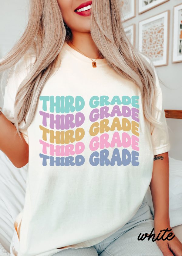 *Personalized Grade Wavy Tee *7 Colors (S-4X) For Cheap - Image 3