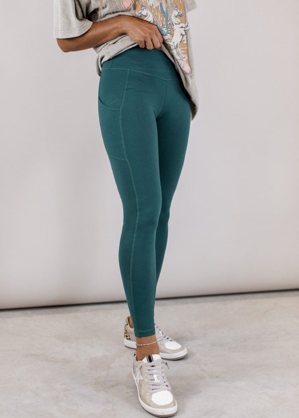 Everglade Green Leggings (S-3X) Cheap