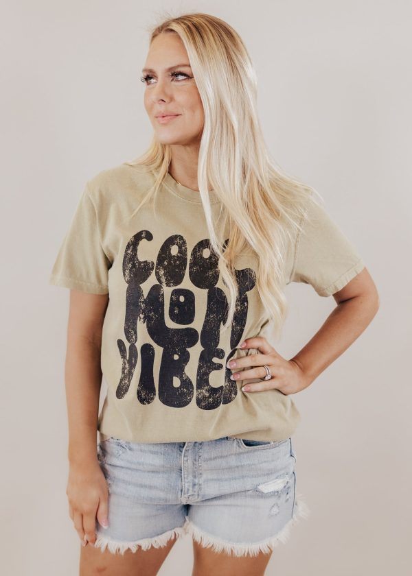 Cool Mom Vibes Tee *Olive Khaki (S-3X) For Sale - Image 2
