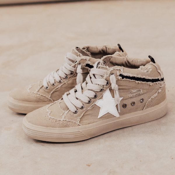 Shu Shop PAULINA (6-10) *TAUPE CANVAS Discount - Image 2