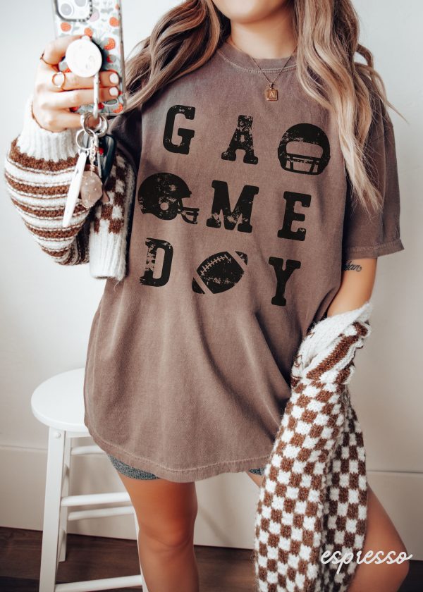 Pre-Order: Game Day Letters Tee *13 Colors (S-3X) For Cheap - Image 4