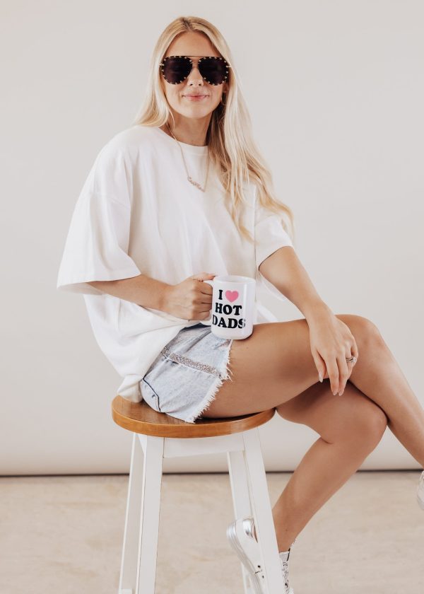 PRE-ORDER: I Love Hot Dads Coffee Cup For Discount - Image 2