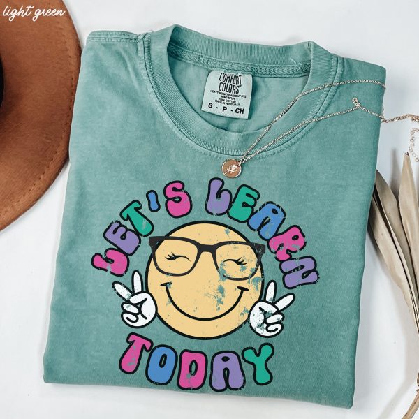 *Lets Learn Today Tee *12 Colors (S-3X) Supply - Image 5