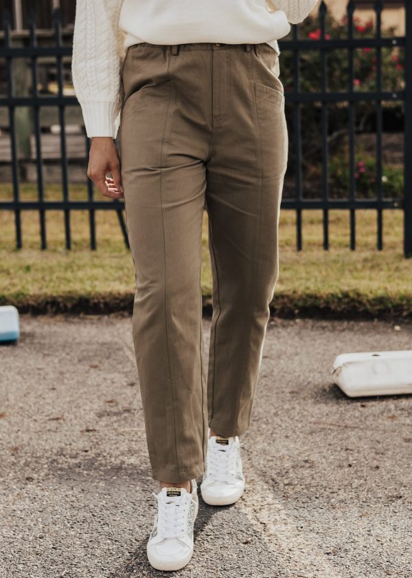 SMALL: Marsha Pants *OLIVE For Cheap