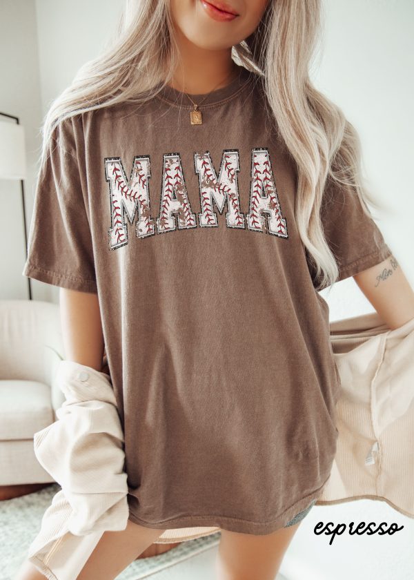 *Baseball Mama Seams Tee *8 Colors (S-3X) Fashion - Image 3