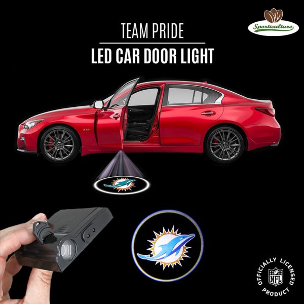 Miami Dolphins Car Door Light LED Online Hot Sale