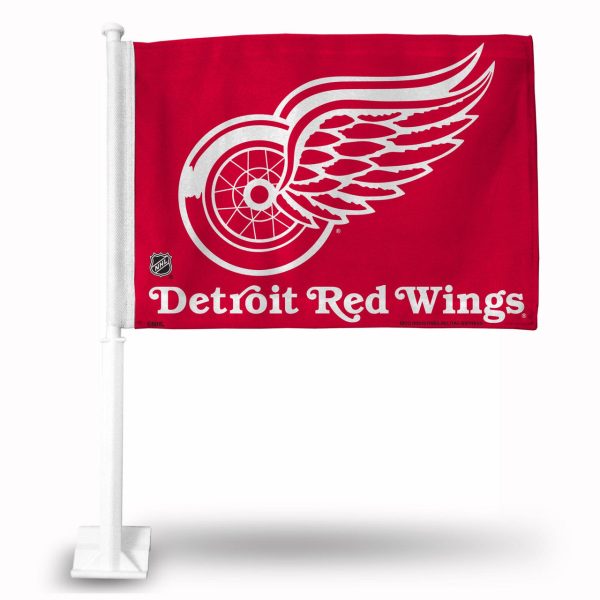 Detroit Red Wings Flag Car on Sale