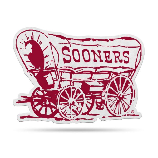 Oklahoma Sooners Pennant Shape Cut Mascot Design For Discount